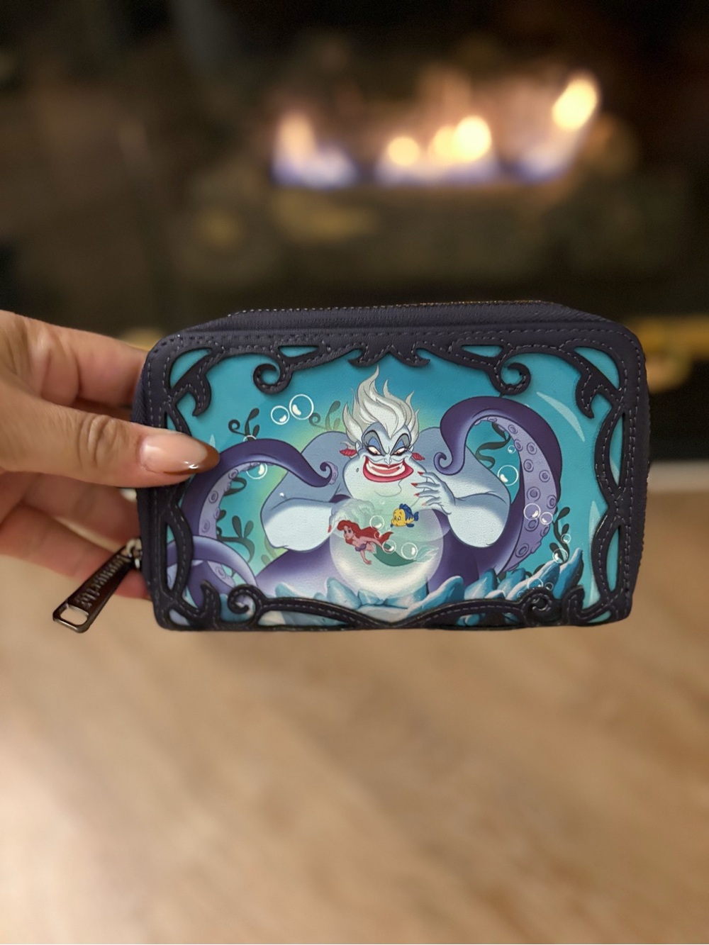 Loungefly Ursula The Little Mermaid Wallet - Teal & Purple